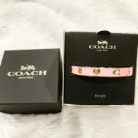 ราคา กำไล หวานๆ สีชมพู Coach แท้ % (6132675209)
