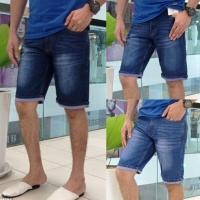 ราคา SELAUR PENDEK SHORT PANT MANS JEANS DENIM ใหม่ (50265076268)