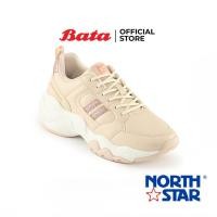 ราคา Bata บาจา ยี่ห้อ North Star รองเท้าผ้าใบแบบผูกเชือก รองเท้าแฟชั่น สนีกเกอร์ สำหรับผู้หญิง สีขาว 5311175 สีชมพู 5315175 (23622502954)