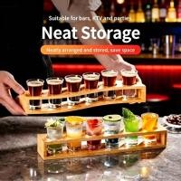 ราคา ชุดแก้วช็อตพร้อมแร็ค Bullet แก้ววิสกี้เหล้าขนาดเล็ก Spirit ถ้วย B52 ค็อกเทล Glassware สําหรับ Bar Home Party (44907072632)