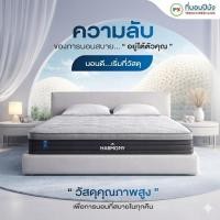 ราคา ที่นอนปีนัง ที่นอนสปริงอิสระ Pocket Harmony เสริมpillowtop ยางพารา 3.5/5/6 ฟุต หนา 12 นิ้ว ส่งฟรีเฉพาะ กทม.ปริมณฑล เท่ (27256314407)