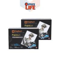 ราคา Elephant (ตราช้าง) พลาสติกเคลือบบัตร เคลือบบัตร รุ่น Premium Laminating Pouch Film หนา 125 ไมครอน ( 100 แผ่น / แพ็ค ) (18863804197)