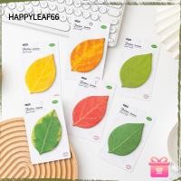 ราคา HAPPYLEAF66 Leaf Sticky Notes, Self-Adhesive 25 แผ่น/หนังสือ Tree Leaf Sticky Note, DIY Plant Memo Self-Adhesive (53416353916)