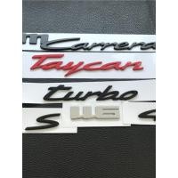 ราคา Porsche Taycan โลโก้รถสไตล์ใหม่ Carrera 911targa Letter ดัดแปลงด้านหลังด้านหลังสีดําโลโก้ภาษาอังกฤษ (42481292884)