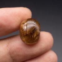 ราคา พลอยไหมนาก(Rutile Quartz) ไหมแน่น สีทองสวย หนัก 18.16 กะรัต พลอยแท้ จากประเทศบราซิล (13498872124)