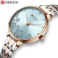 ราคา CURREN ยี่ห้อแฟชั่นผู้หญิงสแตนเลส Ultra Thin ควอตซ์นาฬิกาผู้หญิงโรแมนติกนาฬิกาผู้หญิงนาฬิกา Montre Femme (48912421547)