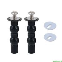 ราคา Jenniferac 2x ห้องน้ําสําหรับที่นั่ง Fixing Screwbolts พร้อมสองขยาย Universal ฝาชักโครกสกรูขยายฮาร์ดแวร์ Fix A (49567480475)