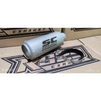ราคา SC PROJECT EXHAUST INLET SILENCER 50/51 MM สําหรับ NINJA CBR TIGER MT15 VIXION FU ZX (46915268606)