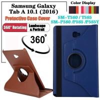 ราคา เคสแท็บเล็ตแฟชั่น สําหรับ Samsung Galaxy Tab A 10.1 (2016) SM-T580 SM-T585 SM-P580 SM-P585 SM-P585Y 360° เคสหนัง แบบฝาพับ หมุนได้ สําหรับ Folio (19120071615)
