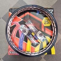 ราคา วงล้อ YOKO EXR RINGO 1 (ยกขอบ) 1.20,1.40 ขอบ 17 สีดำ + ซี่ลวด (หน้า/หลัง)(รหัส001EXR11712070) (7447688770)