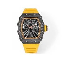 ราคา {RICHARDMILLE} Richard Mill Gold Carbon Fiber RM12-01 Barrel Case ใช้วัสดุคอมโพสิตพิเศษ {Gold Carbon TPT} Gold Carbon Fiber Made, Gold ฟอยล์และคาร์บอนไฟเบอร์ก่อตัวผิด,แต่ละรูปแบบกรณีเป็น (25198455058)