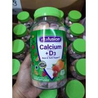 ราคา VitaFusion Calcium + D3 Fruit & Cream Adult Vitamin Gummies 100 gummies (23418199578)