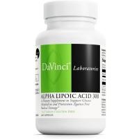 ราคา DAVINCI Labs Alpha Lipoic Acid 300 อาหารเพื่อพอร์ตการเผาผลาญและระดับคอลลาเจนเพื่อสุขภาพ 300 มก. Alpha Lipoic Acid ต่อแคปซูล Gluten 60 แคปซูลมังสวิรัติ (53364455637)