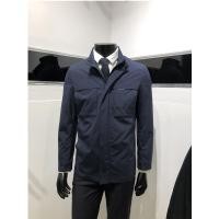 ราคา 2026 สินค้าใหม่ผู้ชาย Stand-Up Collar Short Parka Jacket Non-Ironing Simple Fashion Collar Zonoyi (48316603403)