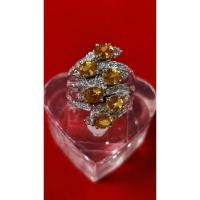 ราคา #แหวนบุษราคัมซีลอน(Yellow Sapphire) รหัสR-0109 (27767849526)