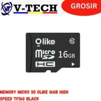 ราคา โอไลค์ 16GB ความเร็วสูง TF16G สีดํา MICRO SD MEMORY (51251875977)