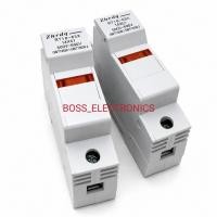 ราคา 1ตัว ไม่รวมฟิวส์ RT18-63AM Base Fuse 14*51MM. ฐานฟิวส์แบบยึดร่าง ขนาด 14*51มิล 690VAC ตลับใส่ฟิวส์ (56610546023)