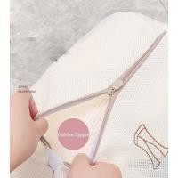 ราคา Double Layered Fine Mesh Wash Bag for Bed Sheet,Underwear, Bra, Pantyhose,ถุงเท้า,รองเท้า,ทนทานRust Locking Zipper,Travel Organizerถุงซักผ้าสําหรับจัดเก็บ(4แพ็ค)-Beig (54214055626)