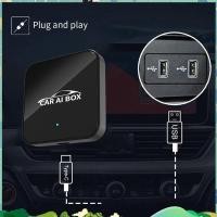 ราคา 3in1 Andriod Video AI กล่องไร้สาย Android Auto Wireless Carplay อะแดปเตอร์มัลติมีเดีย 2.4G + 5G + WiFi Dual Band 4 + 32G (43183559842)