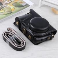 ราคา Full Body Camera กระเป๋าหนัง PU พร้อมสายรัดสําหรับ Samsung Galaxy Camera EK-GC100 / EK-GC110 / EK-GC200 (52614586963)