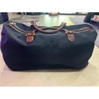 ราคา แท้ บาลอง สีดำ ไนลอน วินเทจ กระเป๋าเดินทาง travel bag 19 นิ้ว (28480573935)