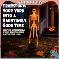 ราคา 3D Creepy LED Ghosts โคมไฟกันน้ํา Solar Skeleton Garden Light สําหรับ House Party ฤดูใบไม้ร่วงตกแต่งของขวัญ (56267356056)