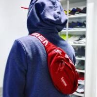 ราคา Supreme Waist Bag SS18 Red ของแท้ (1612006884)