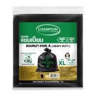 ราคา CHAMPION ถุงขยะดำแบบหนา เกรด A ขนาด 30x40 นิ้ว (แพ็ค 8 ใบ) (16295759520)