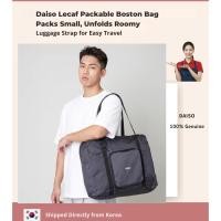 ราคา Lecaf Packable Boston Bag Charcoal (49417331060)