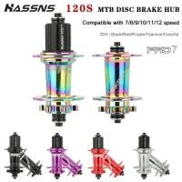ราคา HASSNS PRO7 Mtb Hub 32 24 หลุมแบริ่งจักรยานเสือภูเขา Freehub ด้านหลัง Hub 32 H 24 H Noisy Cube จักรยาน Bushings 12 11 10 9 8 7 ความเร็ว (57912680073)