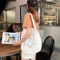 ราคา A003กระเป๋าผ้าสะพายข้าง(พร้อมส่ง)ลายเป็ด (8143604253)