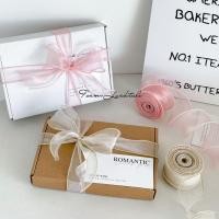 ราคา ริบบิ้น ริบบิ้นผ้าแก้ว สีพื้น/สีเมทาลิค 4cm/10หลา ห่อช่อดอกไม้ ห่อของขวัญ ห่อเคก (43874272129)