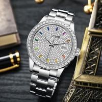 ราคา Diamond Mens Watch Movement Watch นาฬิกาข้อมือกันน้ําอัตโนมัติผู้ชาย (54714613856)