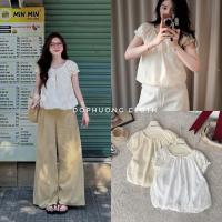 ราคา เสื้อเชิ้ต เบบี้ดอลล์ ปักลายดอกไม้ Babie A5439 (51457122155)
