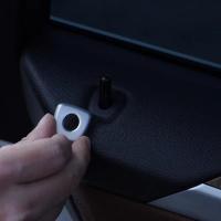 ราคา For BMW X5 X6 E70 E71 2008-2013 Stainless Steel Silver Car Door Lock Cover Trim Stickers Interior C (56955529604)