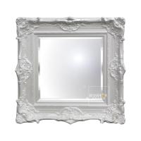 ราคา Bangkokframe-กรอบรูป-กระจกเงา-กรอบหลุยส์-กรอบหลุยส์กระจกเงาเจียปลี กระจกขนาด16x16 นิ้ว สั่งทำได้ทุกขนาด (9163512201)