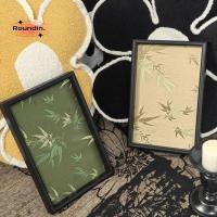 ราคา ถาดตกแต่ง กลม ถาดเสิร์ฟใบไม้ไม้ไผ่สไตล์จีนสี่เหลี่ยมผืนผ้าถาดเก็บลายเย็บปักถักร้อยใช้ในบ้าน (41183684911)
