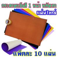 ราคา กระดาษโปสเตอร์แข็งสี 1 หน้า แพ็ค10แผ่น ขนาด 52x77 ซม. 310 แกรม เกรดA หลังเทา กระดาษโปสเตอร์แข็ง (40423639531)