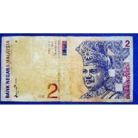 ราคา แบงก์​สะสม​มาเลเซีย​ Malaysia, 2​ Ringgit, (รุ่น​เก่า), ใช้แล้ว, B472 (26876014857)