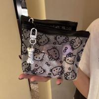 ราคา ตาข่ายใส กระเป๋าแต่งหน้าคิตตี้, กระเป๋าแต่งหน้าแบบพกพา, ที่เก็บของสําหรับเดินทาง, ใส่เหรียญที่ใช้งานได้จริง, กระเป๋าใส่หูฟัง (40476151088)