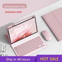 ราคา สําหรับ Samsung Galaxy Tab S8 Ultra/S9+/S9 Ultra/S10+ เคสคีย์บอร์ด – ฝาครอบขาตั้งหมุนบลูทูธแบบบาง (41282860293)