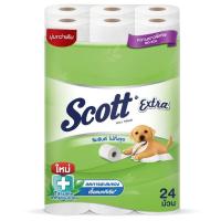 ราคา สก็อตต์เอ็กซ์ตร้าบิ๊กโรลกระดาษชำระ 24ม้วน Scott Extra Toilet Tissue Big Roll 24rolls [หมายเลขบาร์โค้ด 8850039100248 ] (52967525902)