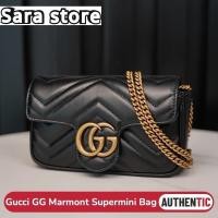 ราคา Gucci GG Marmont Ultra Mini Bag cm Chain Bag (28075727375)