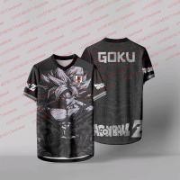 ราคา BANDAI บันไดบันได | Dragon Ball Z Goku ญี่ปุ่นฟุตบอล T เสื้อผู้ชายอะนิเมะเสื้อฟุตบอลแขนสั้นกีฬา Tee ญี่ปุ่นชายเสื้อฟุตบอล (57012977016)