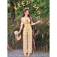 ราคา จั๊มสูทสายเดี่ยว ขายาส งานป้าย VR มือ 1 ป้ายห้อย ไซส์ S (26558126441)