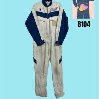 ราคา HONDA #B104 / 143 size: M ชุดหมี ชุดช่าง ชุดหมีมือสอง ชุดช่างมือสอง (22752651289)