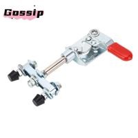 ราคา GOSSIP Quick Release Clamp, 40 กก.ความจุซ้ายขวา Push Pull Toggle Clamp, ชุบสังกะสีเหล็ก Dual Head Quick Release Design Push Pull Toggle Clamp สําหรับงานไม้ (46217394887)