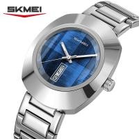 ราคา SKMEI สมี 9410 วินเทจผู้ชายนาฬิกาควอตซ์คลาสสิกลายสก๊อตหน้าปัดย้อนยุคกันน้ําธุรกิจชายนาฬิกาของขวัญ (53361531259)