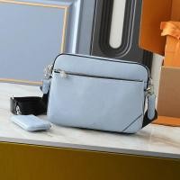 ราคา FBTF New2026 VV Men's single-shoulder crossbody three-in-one messenger bag, printed fashion clutch leather bag, storage bag (43483948623)