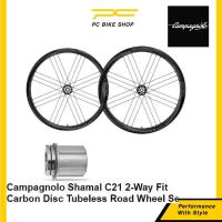 ราคา Campagnolo Shamal C21 2-Way Fit Carbon Disc ชุดล้อถนนแบบไม่มียาง (56055018149)